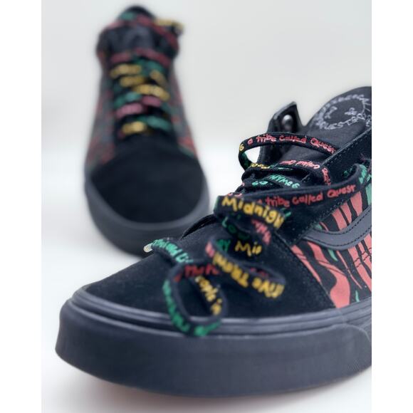 Vans x ATCQ A Tribe Called Quest Old Skool Sneakers Black Base Men’s 13